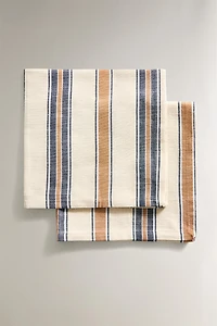 NAPKINS (SET OF TWO) STRIPED DYED THREAD (PACK OF 2)