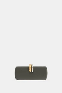 RIGID CLUTCH WITH METAL DETAIL