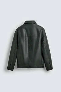 FAUX LEATHER JACKET