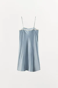 ROBE STYLE LINGERIE 100% SOIE ET DENTELLE