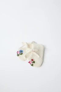 EMBROIDERED FLORAL BOOTIES