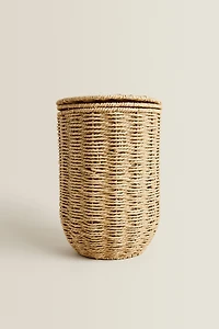 BATHROOM TRASH CAN WITH REMOVABLE LID
