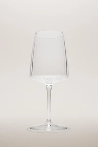 LARGE GLASS WITH LINES