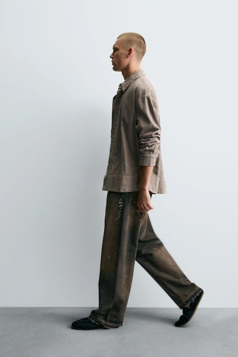 SPLATTER LOOSE FIT JEANS