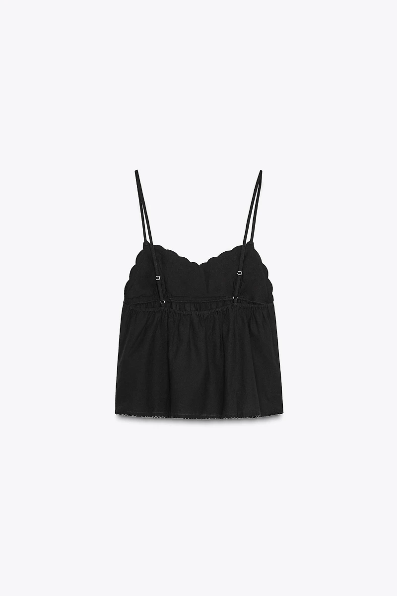 EMBROIDERED TOP