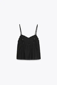 EMBROIDERED TOP
