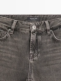 Jean straight taille basse