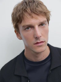 Cotton knit cardigan with buttons