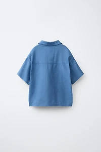 CHEMISE POLO 100 % LIN