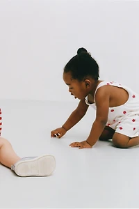 APPLE PRINT OVERALLS