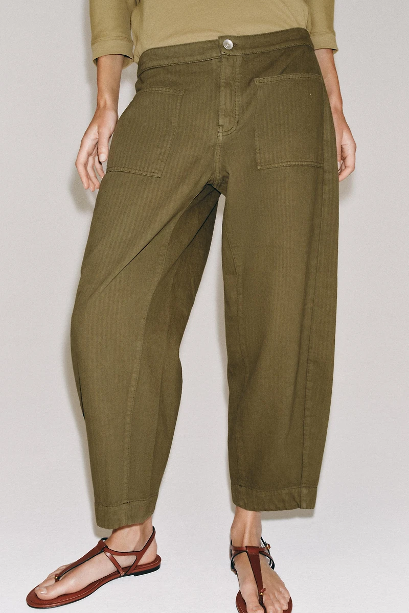 ZW COLLECTION BARREL PANTS