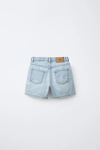 BERMUDA EN JEAN BAGGY DÉCHIRÉ