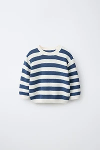 STRIPED KNIT JUMPER