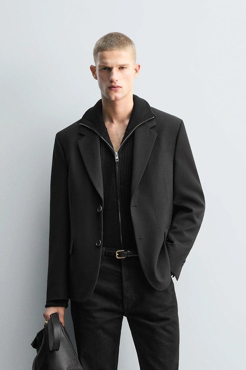 LIMITED EDITION WOOL - VISCOSE SUIT BLAZER