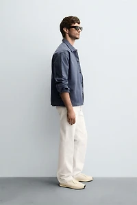 BOXY FIT DENIM SHIRT