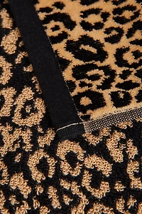 SET OF ANIMAL PRINT VELOUR HAND TOWELS (SET OF 3)
