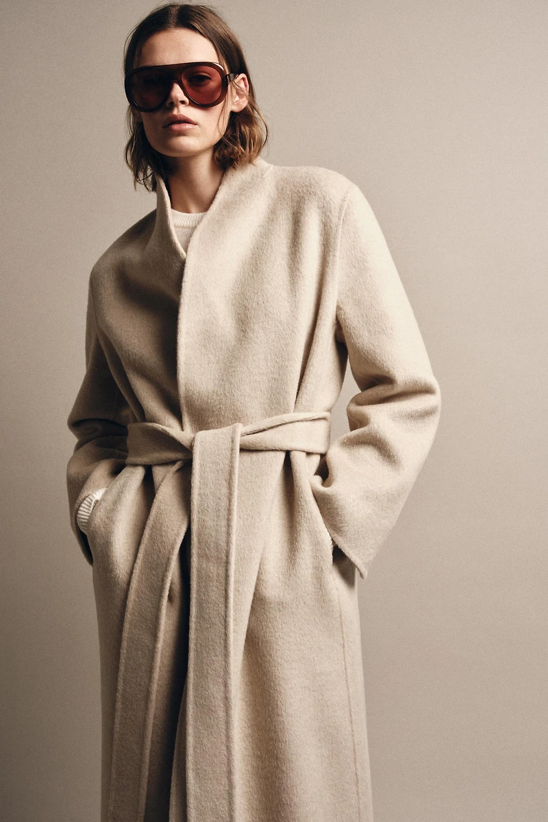 MANTEAU MINIMAL MÉLANGE LAINE ZW COLLECTION ÉDITION LIMITÉE