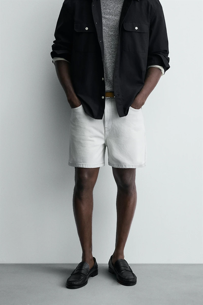 SHORT EN DENIM REGULAR FIT