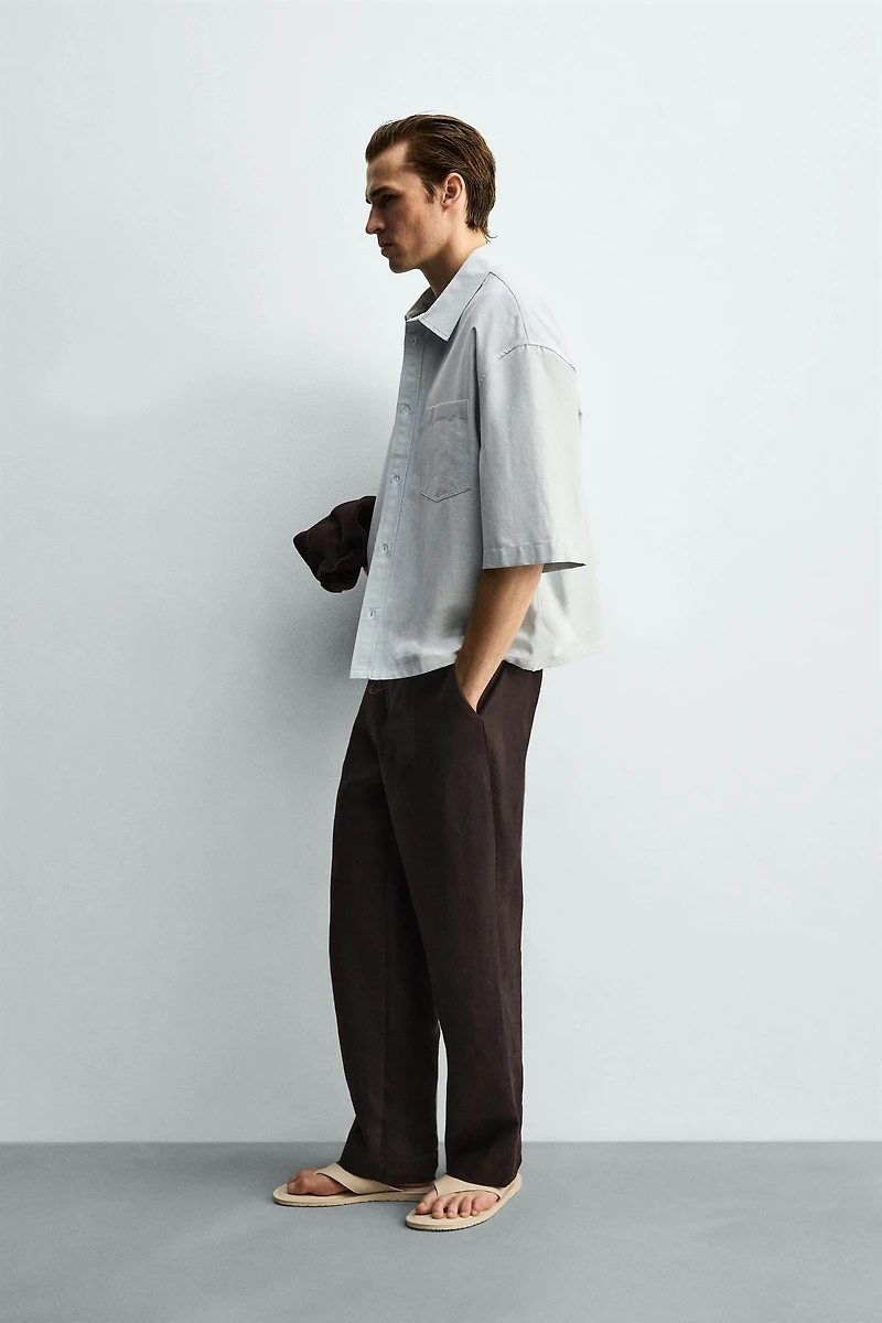 BOXY FIT SHIRT WITH POCKET