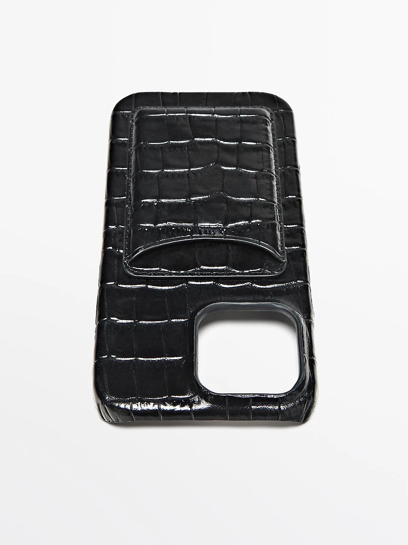 Nappa leather iPhone 16 Pro Max case