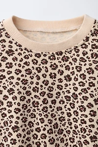 ANIMAL PRINT SWEATSHIRT