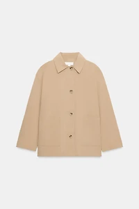 VESTE À POCHES PLAQUÉES