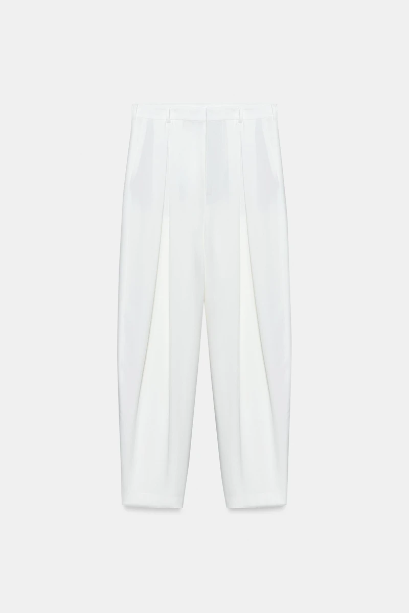 ZW COLLECTION FLOWY DARTED PANTS