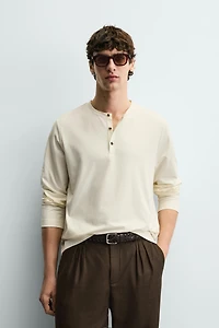 SOFT HENLEY SHIRT