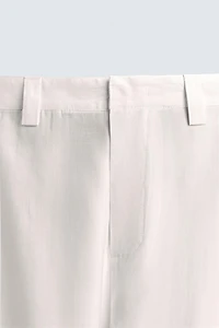 PANTALON FLUIDE PLIS LATÉRAUX