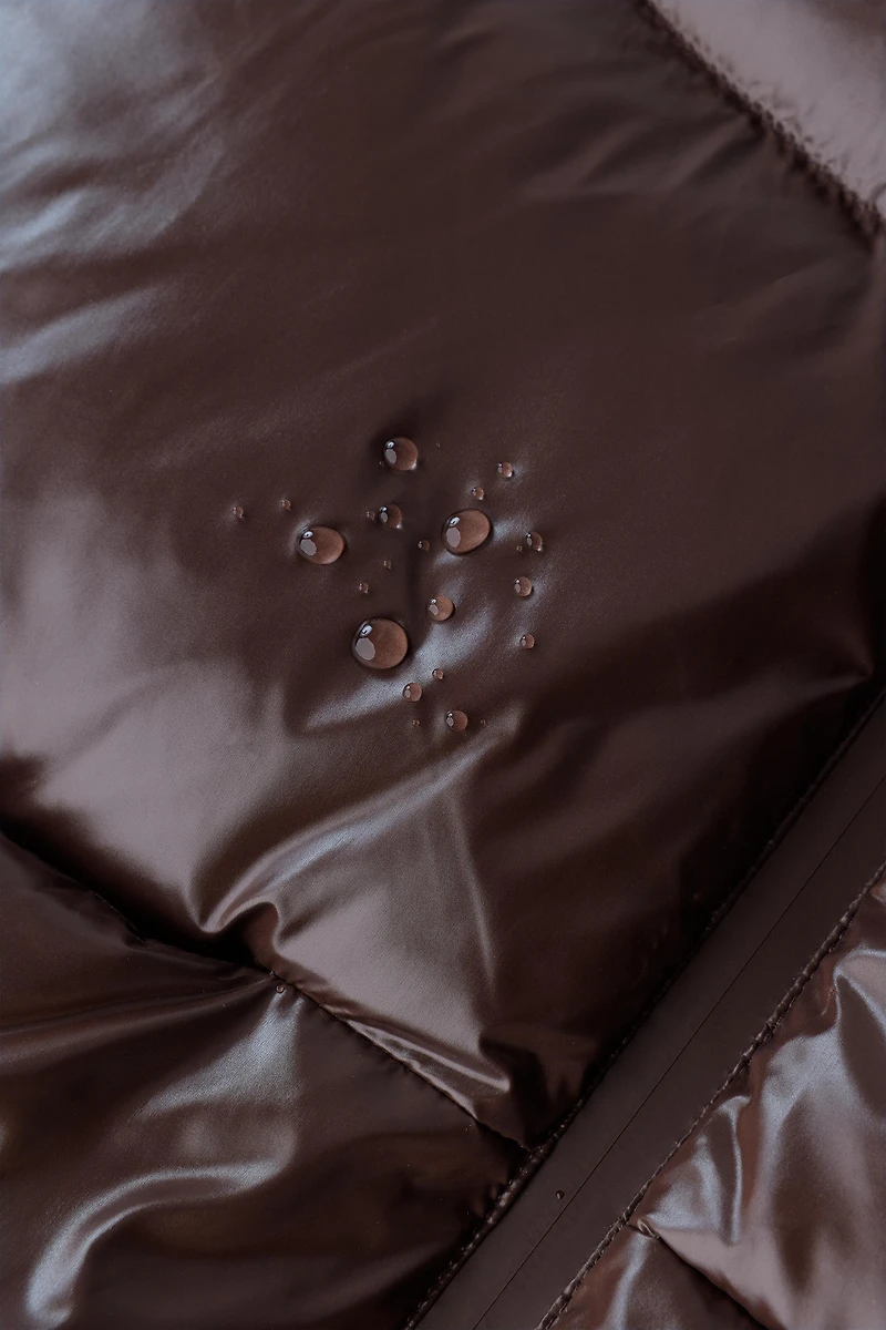 DOWN PUFFER COAT, WATER REPELLENT AND WIND RESISTANT