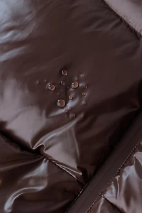 DOWN PUFFER COAT, WATER REPELLENT AND WIND RESISTANT