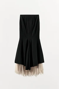 COMBINED GODET SKIRT ZW COLLECTION LIMITED EDITION