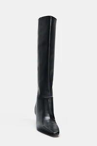 WIDE HEEL BOOTS