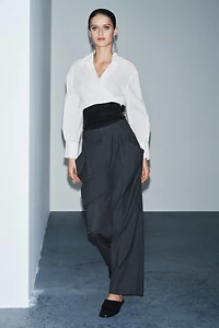 ZW COLLECTION LIMITED EDITION WOOL PANTS WITH POCKETS