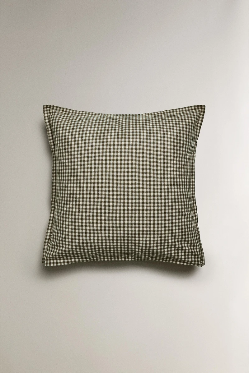 CHILDREN'S GINGHAM PILLOWCASE