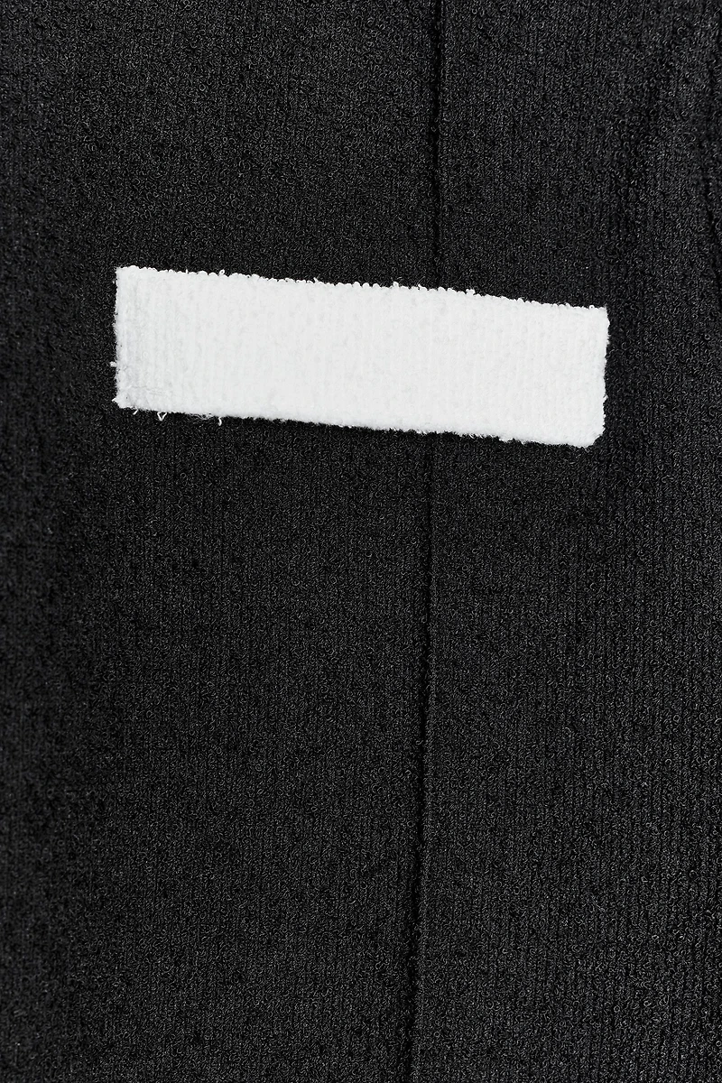 PANTALON BOUCLÉ CONTRASTE