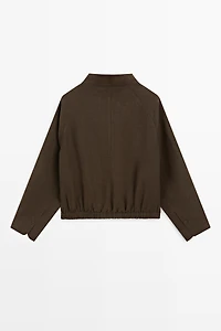 Veste bomber 100 % lin