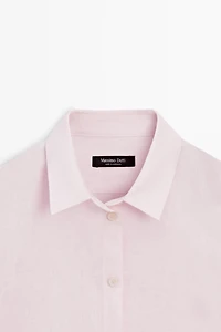 Flowing 100% linen shirt