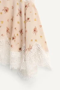 LIMITED EDITION PRINTED LACE TOP