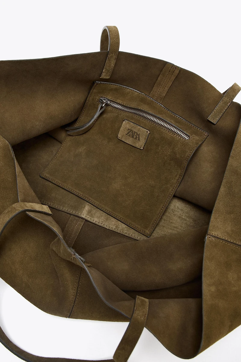 SUEDE MAXI SHOPPER