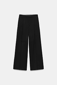 PLEATED WIDE LEG PANTS