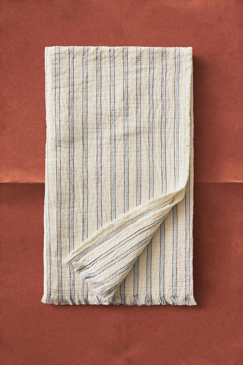 STRIPED CHIFFON BABY BLANKET