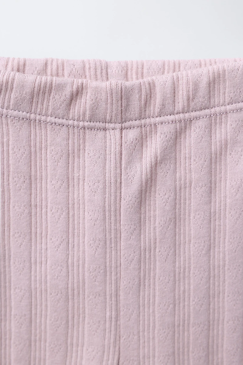 THREE-PACK RIBBED LEGGINGS