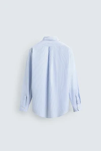 TEXTURED STRIPED SHIRT