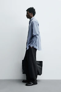 TEXTURED STRIPED SHIRT