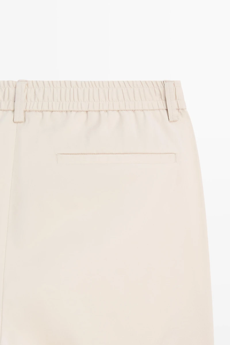 Cotton blend jogger fit pants