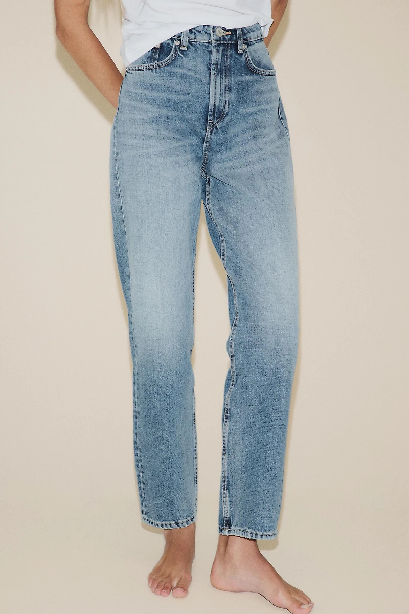 TRF MOM FIT HIGH WAIST JEANS