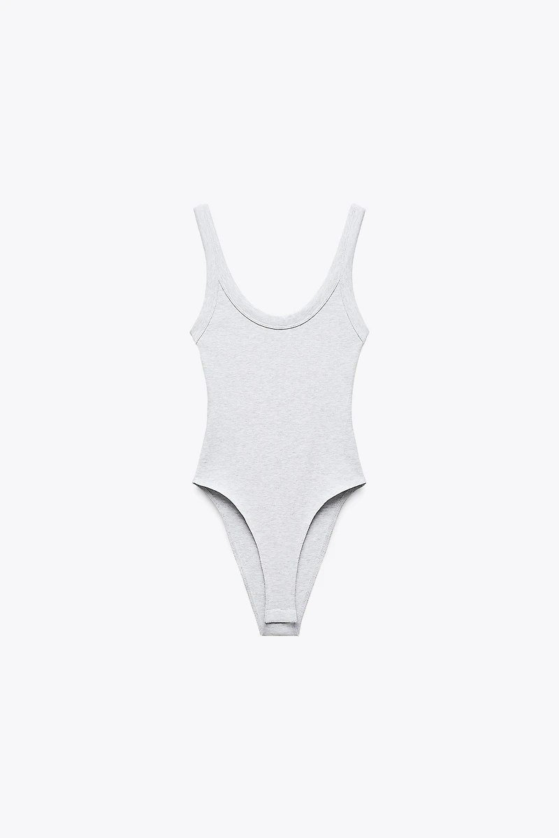RIBBED BODYSUIT