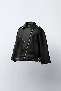 FAUX LEATHER JACKET