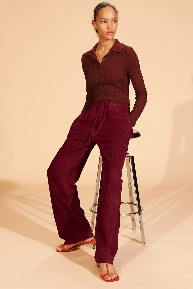 LIMITED EDITION SUEDE PANTS